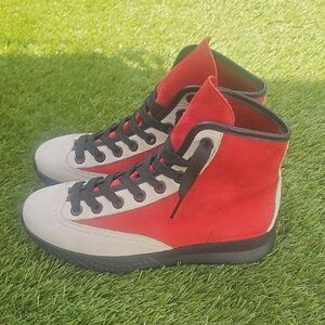 Arche Red and Cream Women's Sneakers